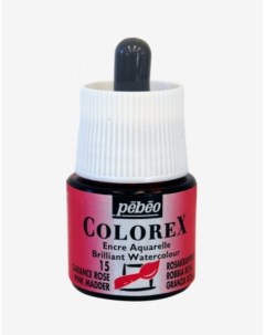 Чернила акварельные Colorex 45 мл 15 Краплак розовый Pebeo