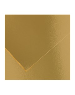 Бумага с фольгированным покрытием 50х65 см 280 г цвет золото Canson