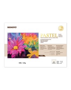Альбом склейка для пастели Pastel А4 30 л 160 г белая бумага Mungyo