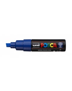 Маркер POSCA PC 8K до 8 0 мм наконечник скошенный цвет синий Uni