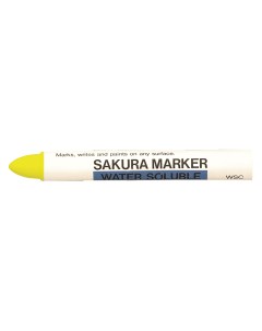 Маркер мелок водорастворимый Watersoluble 15 мм Желтый Sakura