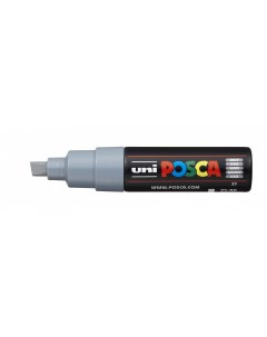 Маркер POSCA PC 8K до 8 0 мм наконечник скошенный цвет серый Uni