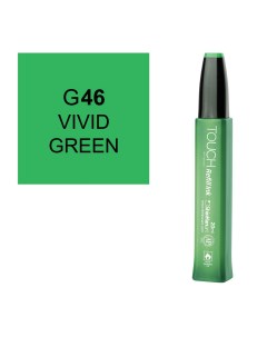Заправка для маркеров Touch Refill Ink 20 мл G46 Яркий зеленый Shinhan art (touch)