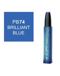 Заправка для маркеров Touch Refill Ink 20 мл PB74 Синий бриллиант Shinhan art (touch)