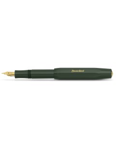 Ручка перьевая CLASSIC Sport F 0 7 мм чернила синие корпус зеленый Kaweco