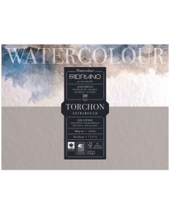 Альбом склейка для акварели Watercolour studio Торшон 18x24 см 20 л 300 г Fabriano