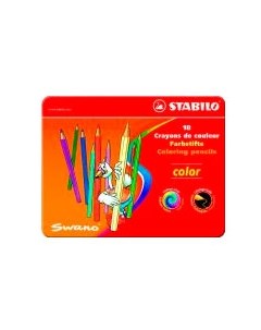 Набор карандашей цветных Swano Color 18 цв Stabilo