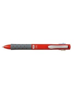 Ручка шариковая 4х цветная Reporter Smart 4 colors красный корпус Tombow