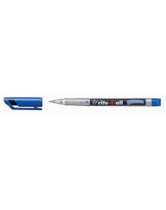 Маркер ручка перманетная 0 4 мм синий Stabilo