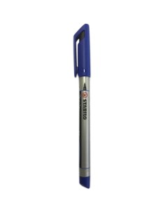 Маркер ручка размер F Синий Stabilo