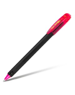 Ручка гелевая Energel 0 7 мм черный корпус стержень розовый Pentel