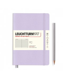 Записная книжка в линейку Leuchtturm A5 123 стр мягкая обложка сиреневый Leuchtturm1917