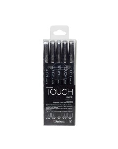 Набор линеров Touch Liner 5 шт 0 05 мм 0 8 мм Shinhan art (touch)