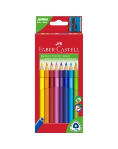 Набор карандашей цветных Faber castell Junior Grip 10 цв трехгранные в картоне Faber–сastell