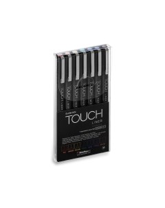 Набор линеров Touch Liner 7 шт цветные 0 1 мм Shinhan art (touch)