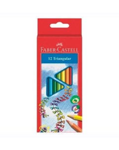 Набор карандашей цветных Faber castell Eco 12 шт трехгранные точилка в картоне Faber–сastell