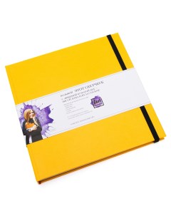 Скетчбук для маркеров и смешанных техник 20х20 см 64 л 160 г обложка кукурузно желт Etot_sketchbook