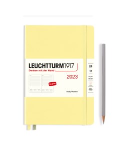 Ежедневник датированный Medium A5 на 2023г дни с расписанием 232 л твердая обложка Leuchtturm1917