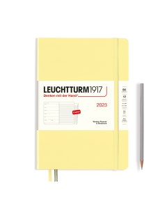 Еженедельник блокнот датированный Composition B5 на 2023г дни без расписания 72л т Leuchtturm1917