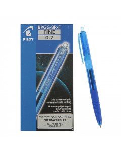 Ручка шариковая Super grip 0 7 мм синяя Pilot