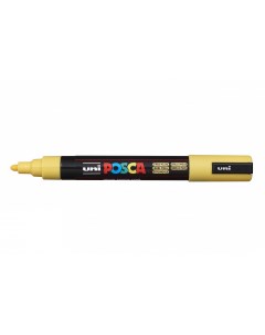 Маркер POSCA PC 5M 1 8 2 5 мм наконечник пулевидный цвет соломенно желтый Uni