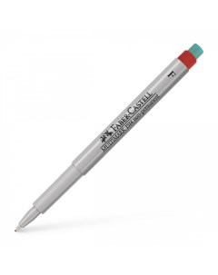 Ручка капиллярная Faber Castell MULTIMARK 0 6 мм для письма на пленке красный Faber–сastell