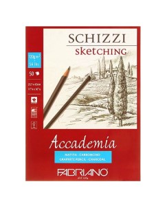 Блокнот склейка для графики Accademia sketching А3 50 л 120 г Fabriano
