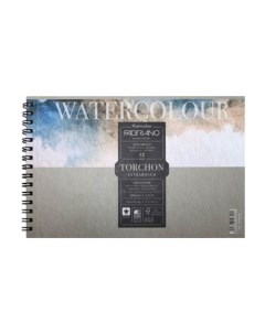 Альбом для акварели на спирали Watercolour studio Torchon 21x29 7 см 12 л 300 г Fabriano