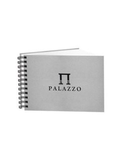 Блокнот для эскизов PALAZZO А4 60 л 200 г бумага рисовальная белая Лилия холдинг