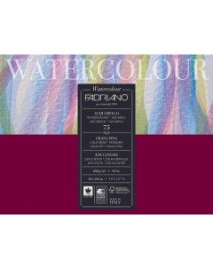 Альбом склейка для акварели Watercolour Studio Фин 30х40 см 75 л 200 г Fabriano