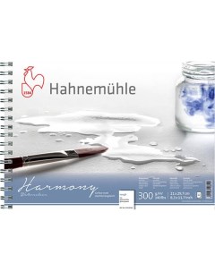 Альбом для акварели на спирали Hahnemuhle Harmony 21х29 7 см 300г 12л крупное зерно целлюлоза 100 Hahnemuhle fineart