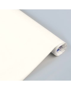 Бумага бархатная самоклеящаяся в рулоне 0 45х1 м Белый Sadipal