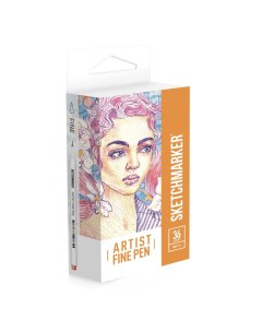 Набор капиллярных ручек Artist fine pen Set A 36цв Sketchmarker