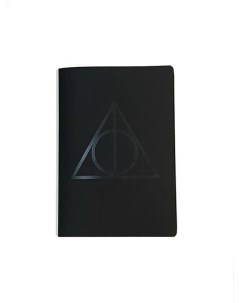 Скетчбук с черной бумагой Black Pro Гарри Поттер А6 64 л 100 г Black bunny