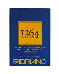 Альбом склейка для графики 1264 SKETCH 29 7х 42 см 100 л 90 г Fabriano