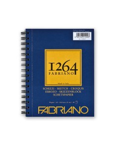 Альбом для графики на спирали 1264 SKETCH 14 8х21 см 60 л 90 г Fabriano