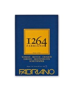 Альбом склейка для графики 1264 SKETCH 21х29 7 см 100 л 90 г Fabriano