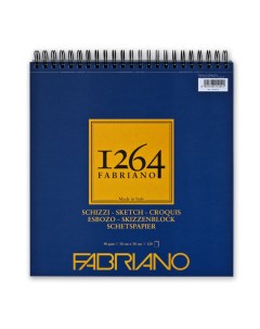Альбом для графики на спирали 1264 SKETCH 30х30 см 120 л 90 г Fabriano