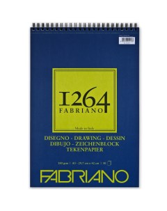Альбом для графики на спирали 1264 DRAWING 29 7х42 см 50 л 180 г Fabriano