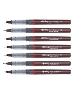 Ручка TIKKY Grafic для черчения разная толщина линии Rotring
