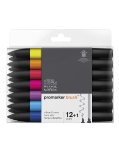Набор маркеров ProMarker Brush 12 цветов 1 блендер Winsor & newton