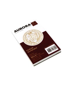 Альбом склейка для акварели Red Ribbon 9х15 см 20 л 300 г 100 хлопок Aurora