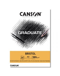 Альбом склейка для смешанных техник Graduate Bristol 20 л 180 г Canson