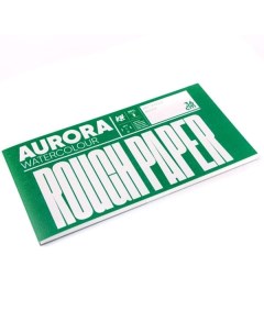 Альбом склейка для акварели RAW Rough 18х36 см 20 л 300 г 100 целлюлоза Aurora