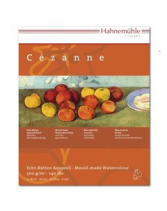 Альбом склейка для акварели Hahnemuhle Cezanne 24х32 см 10 л 300 г хлопок 100 крупное зерно Hahnemuhle fineart