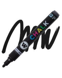 Маркер меловой "CHALK" 4 мм Черный Molotow