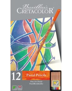 Набор карандашей пастельных Fine Art Pastel 12 шт в металлической коробке Cretacolor