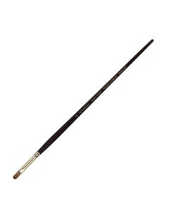 Кисть синтетика 6 плоскоовальная Winsor Newton Monarch длинная ручка Winsor & newton