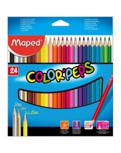 Набор карандашей цветных Color Peps 24 цв в картоне Maped