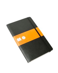 Записная книжка в линейку Classic Soft Pocket обложка черная Moleskine